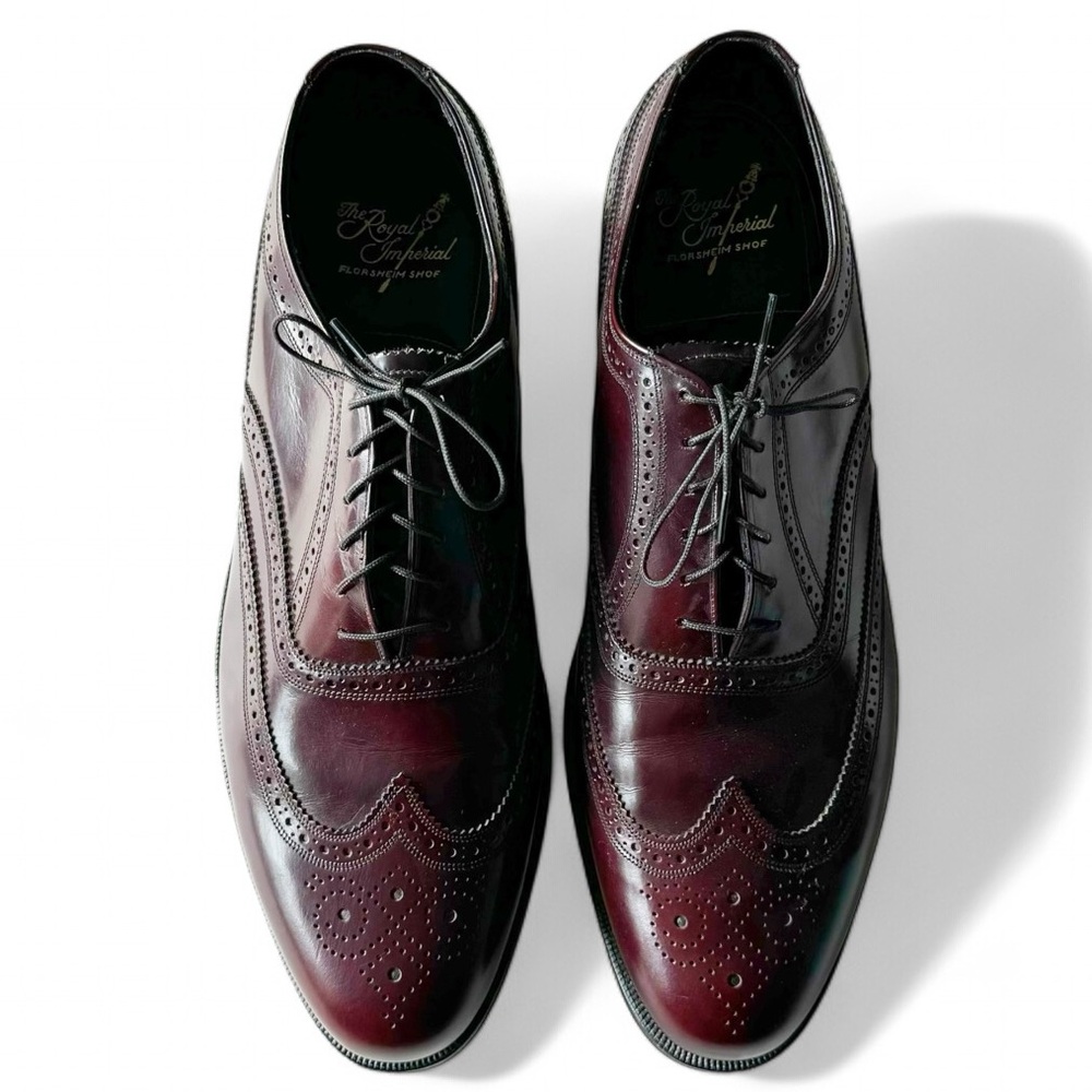 Florsheim Royal Imperial Vintage Longwing 97323 in Cordovan/Burgandy | 11.5